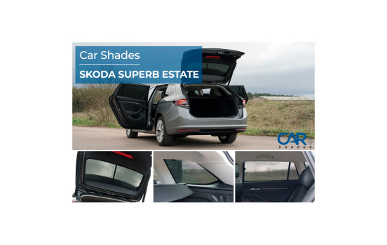 Set Car Shades suitable for Skoda SuperB IV Kombi 2024- (6-piece), Image 9