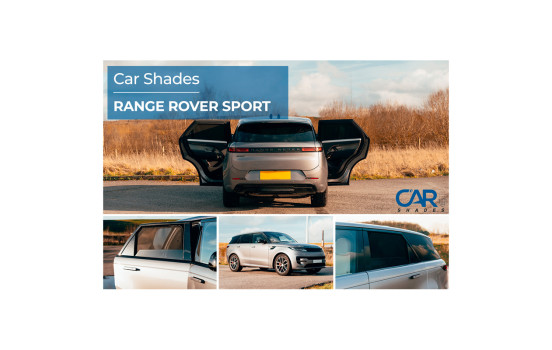 Set of Car Shades (rear doors) suitable for Range Rover Sport 5-door 2022- (2-piece), Image 8
