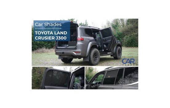 Set of Car Shades (rear doors) suitable for Toyota Landcruiser J300 2021- (2-piece), Image 2