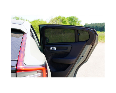 Set of Car Shades (rear doors) suitable for Volvo C40 2021 - (4-piece), Image 5