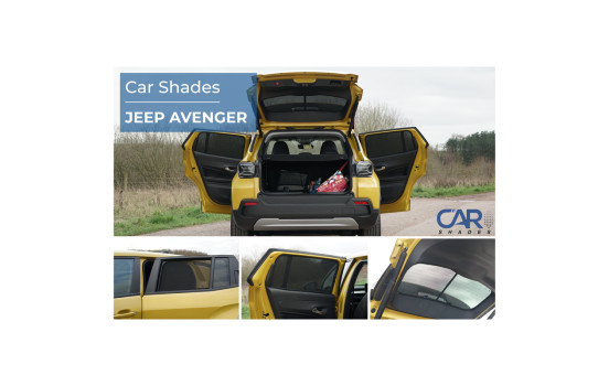Set of Car Shades suitable for Jeep Avenger (J2) 2023- (4-piece), Image 2