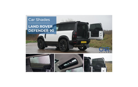 Set of Car Shades suitable for Land Rover Defender D90 3-door 2020- (8-piece), Image 2