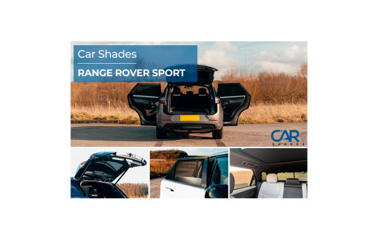 Set of Car Shades suitable for Range Rover Sport 5-door 2022 - (6-piece), Image 9