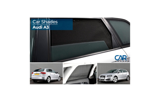 Sun blinds (rear doors) suitable for Audi A3 8P 5 doors 2003-2012 (2-piece), Image 9