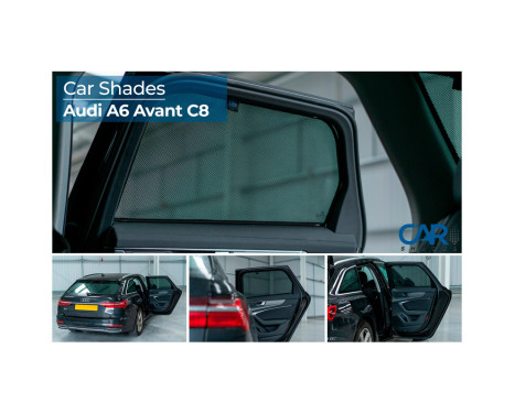 Sun blinds (rear doors) suitable for Audi A6 C8 Avant 2018- (2-piece), Image 9