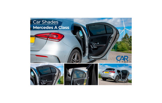 Sun blinds (rear doors) suitable for Mercedes A-Class W177 HB 5-door 2018- (2-piece), Image 9