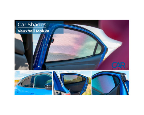 Sun blinds (rear doors) suitable for Opel Mokka 5 doors 2020- (2-piece), Image 8