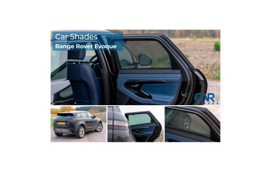 Sun blinds (rear doors) suitable for Range Rover Evoque 5 doors 2019- (2-piece), Image 9
