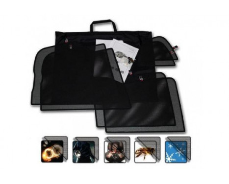Sun blinds (rear doors) suitable for Volkswagen Golf Sportsvan 2014- (2-piece), Image 2