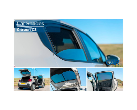 Sun blinds suitable for Citroen C3 5 doors 2016- (6-piece), Image 9