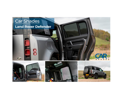 Sun blinds suitable for Land Rover Defender D110 5-door 2020- (12-piece), Image 9