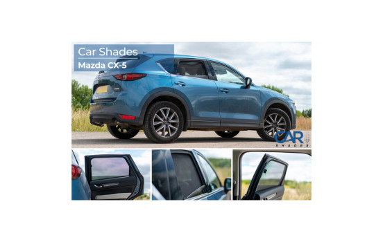 Sun blinds suitable for (rear doors) suitable for Mazda CX5 2017- (2-piece), Image 7