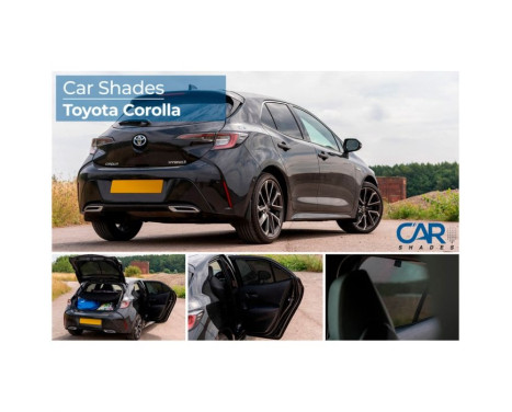 Sun blinds suitable for Toyota Corolla (E21) HB 5-door 2019- (6-piece), Image 9