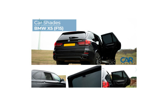 Sun shades (rear doors) suitable for BMW X5 (F15) 2013-2018 (4 pieces), Image 8