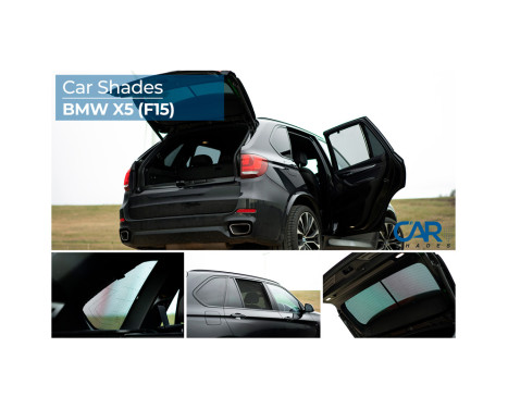 Sun shades suitable for BMW X5 (F15) 2013-2018 (8 pieces), Image 9