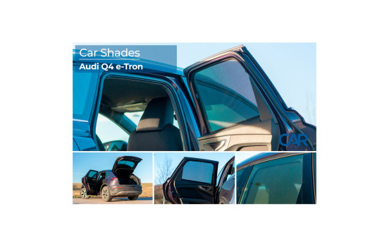 Sunshades suitable for Audi Q4 (F4B) E-Tron 2021- excl. Sportback (6-piece), Image 8