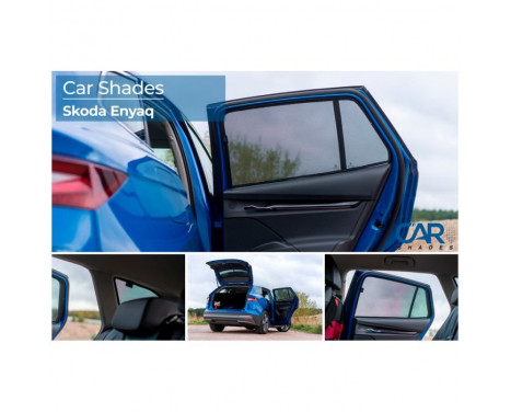 Sunshades suitable for Skoda Enyaq iV 2020 - excl. Coupe (6-piece), Image 9