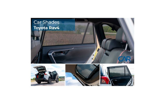 Sunshades suitable for Toyota RAV-4 (5th Gen) 2018- (6-piece), Image 11