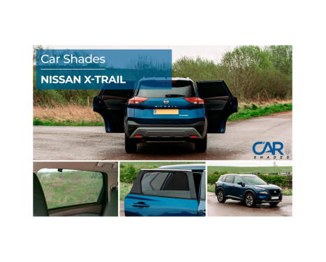 Set Car Shades (rear doors) suitable for Nissan X-Trail (T33) 5 doors 2022 - (2-piece), Image 8