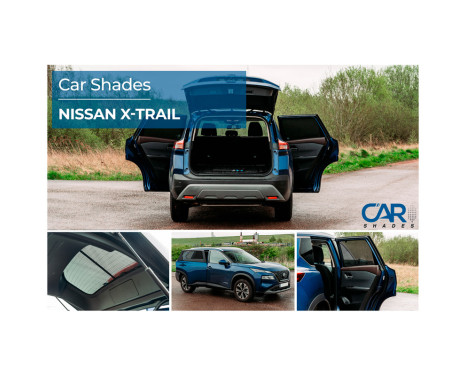 Set Car Shades suitable for Nissan X-Trail (T33) 5 doors 2022 - (6-piece), Image 9