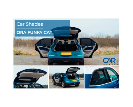 Set Car Shades suitable for Ora Funky Cat (ES11) 2022 - (4-piece), Image 10