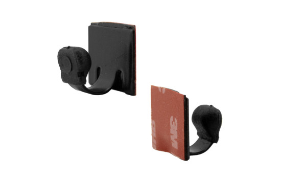 Plastic clip self-adhesive large, Image 2