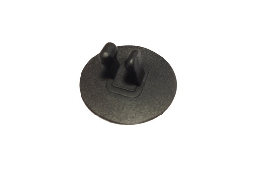 Plastic clip self-adhesive oblique (S364)