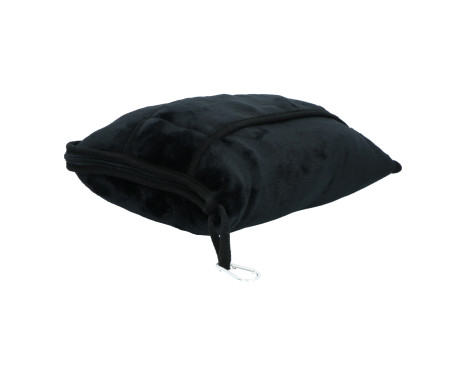 Carpoint Travel Blanket & Travel Pillow Black 2 in 1 Carpoint Travel Blanket & Travel Pillow Black 2 in 1