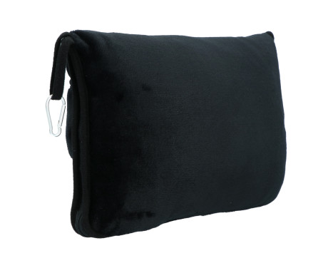 Carpoint Travel Blanket & Travel Pillow Black 2 in 1, Image 3 Carpoint Travel Blanket & Travel Pillow Black 2 in 1, Image 3