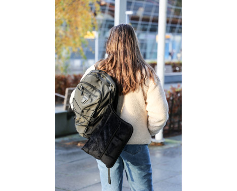 Carpoint Travel Blanket & Travel Pillow Black 2 in 1, Image 15 Carpoint Travel Blanket & Travel Pillow Black 2 in 1, Image 15