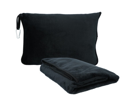 Carpoint Travel Blanket & Travel Pillow Black 2 in 1, Image 16 Carpoint Travel Blanket & Travel Pillow Black 2 in 1, Image 16