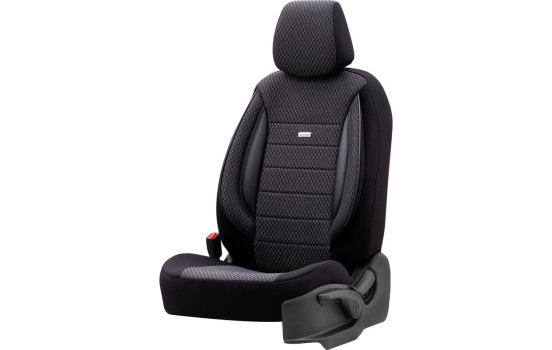 Fabric seat cover set 'SelectedFit Sports' Black - 11-piece, Image 2
