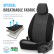 otoM Universal Fabric Seat Cover Set 'SelectedFit Smart' Black - 11-piece - suitable for Side-Air, Thumbnail 5