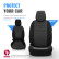otoM Universal Fabric Seat Cover Set 'SelectedFit Smart' Black - 11-piece - suitable for Side-Air, Thumbnail 7