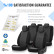 otoM Universal Fabric Seat Cover Set 'SelectedFit Smart' Black - 11-piece - suitable for Side-Air, Thumbnail 9