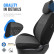 otoM Universal Fabric Seat Cover Set 'SelectedFit Smart' Black - 11-piece - suitable for Side-Air, Thumbnail 10