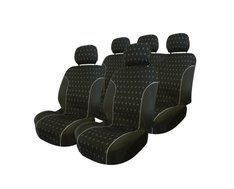 Seat cover set 'Charcoal' airbag