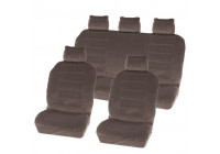 Seat cover set 9-piece 'Washington' gray