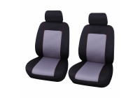 Seat cover set Lisboa 4-piece black / gray