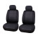 Seat cover set Paris 4-piece black, Thumbnail 2