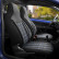 Universal Fabric 'CityBug' Seat Cover Set 'Sports' Black/Grey/Blue - 9-piece, Thumbnail 4