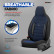 Universal Fabric CityBug Seat Cover Set Sport Plus Black/Blue - 9-piece, Thumbnail 9