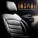 Universal Full Leather Seat Cover Set 'Inspire' Black + Red edge - 11-piece, Thumbnail 9