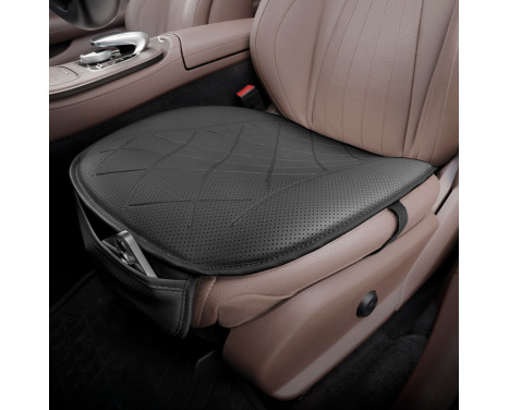 Universal Seat Cushion 'Bottom' Black Leather - 1 piece