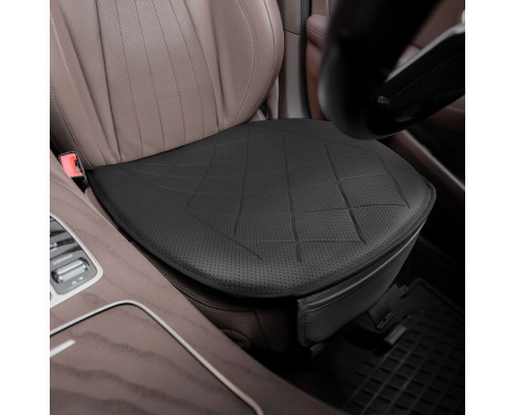 Universal Seat Cushion 'Bottom' Black Leather - 1 piece, Image 2