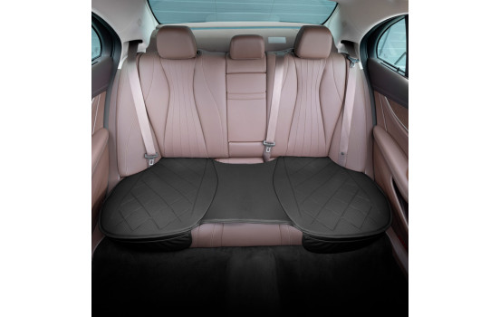 Universal Seat Cushion 'Rear' Black Leather - 1 piece, Image 2