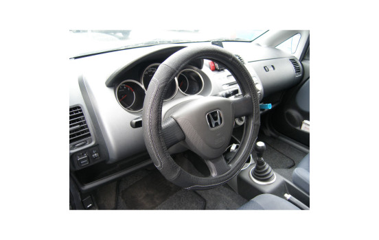 AtuStyle Steering Wheel Cover Luxury Black Artificial Leather, Image 3