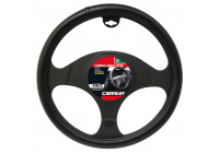 Carpoint Steering Wheel Cover Black Leatherlook