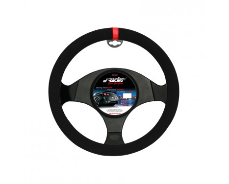 Simoni Racing Steering Wheel Cover Carrera Look Black/Red