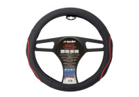 Simoni Racing Steering wheel cover Pretty Black - 37-39cm - Black Eco-Leather